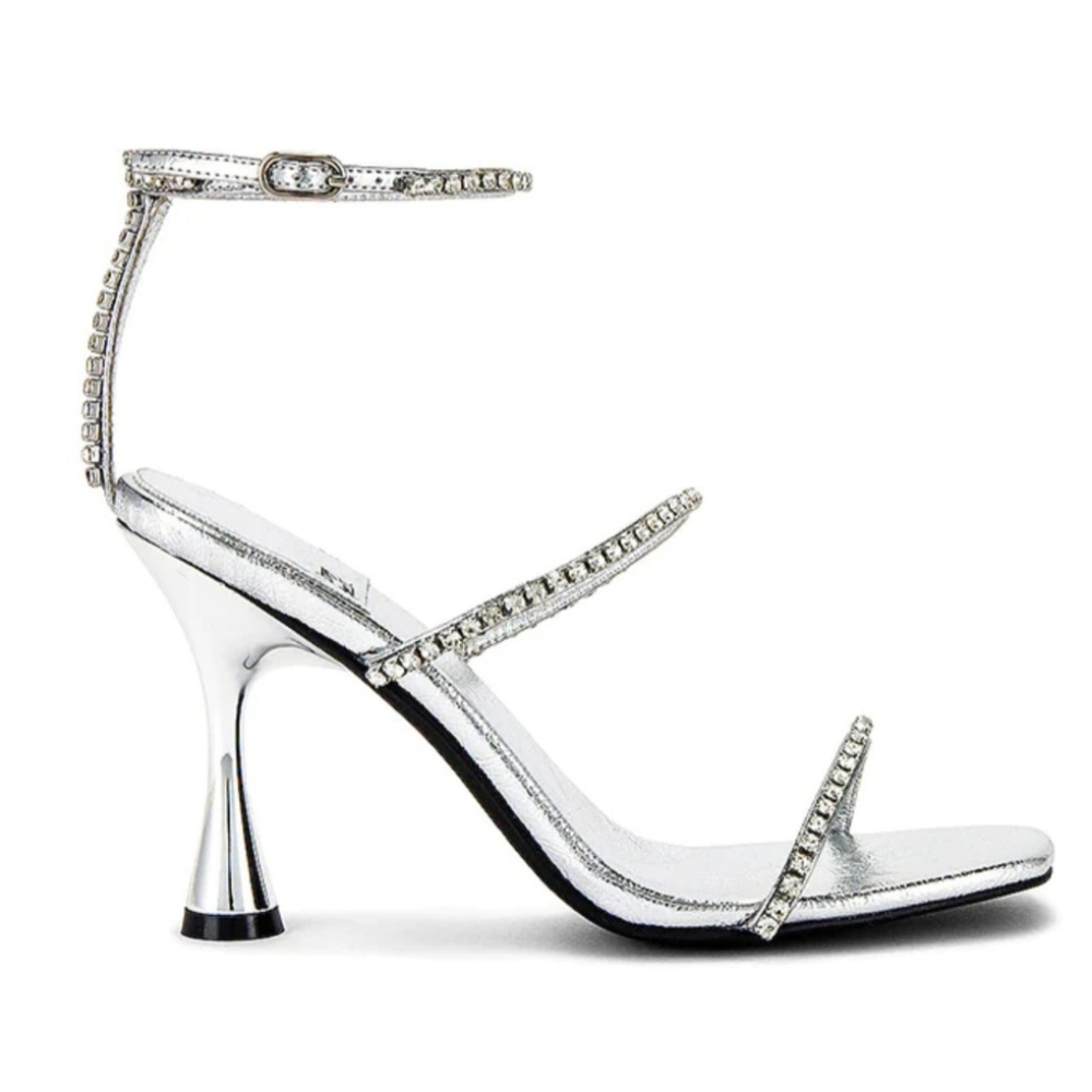 Jeffrey campbell heels, silver size 8.5